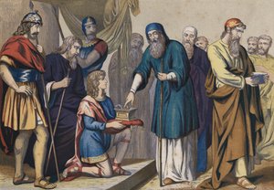 La distribution de la terre de Canaan - English School